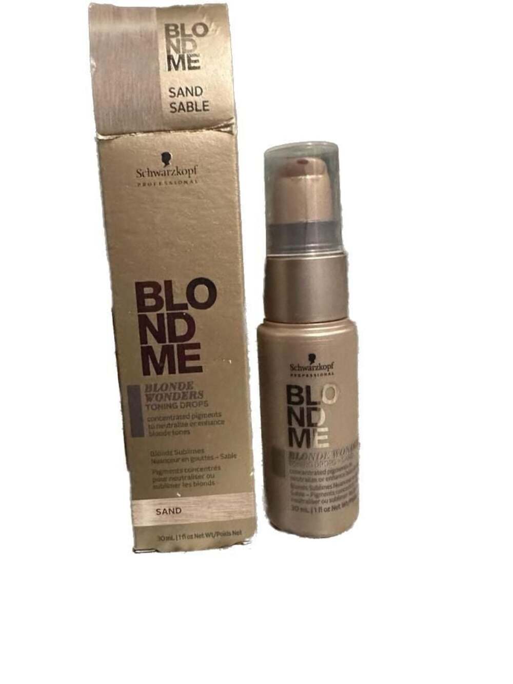 Schwarzkopf Professional BlondMe Blonde Wonders Toning Drops - Sand 30ml